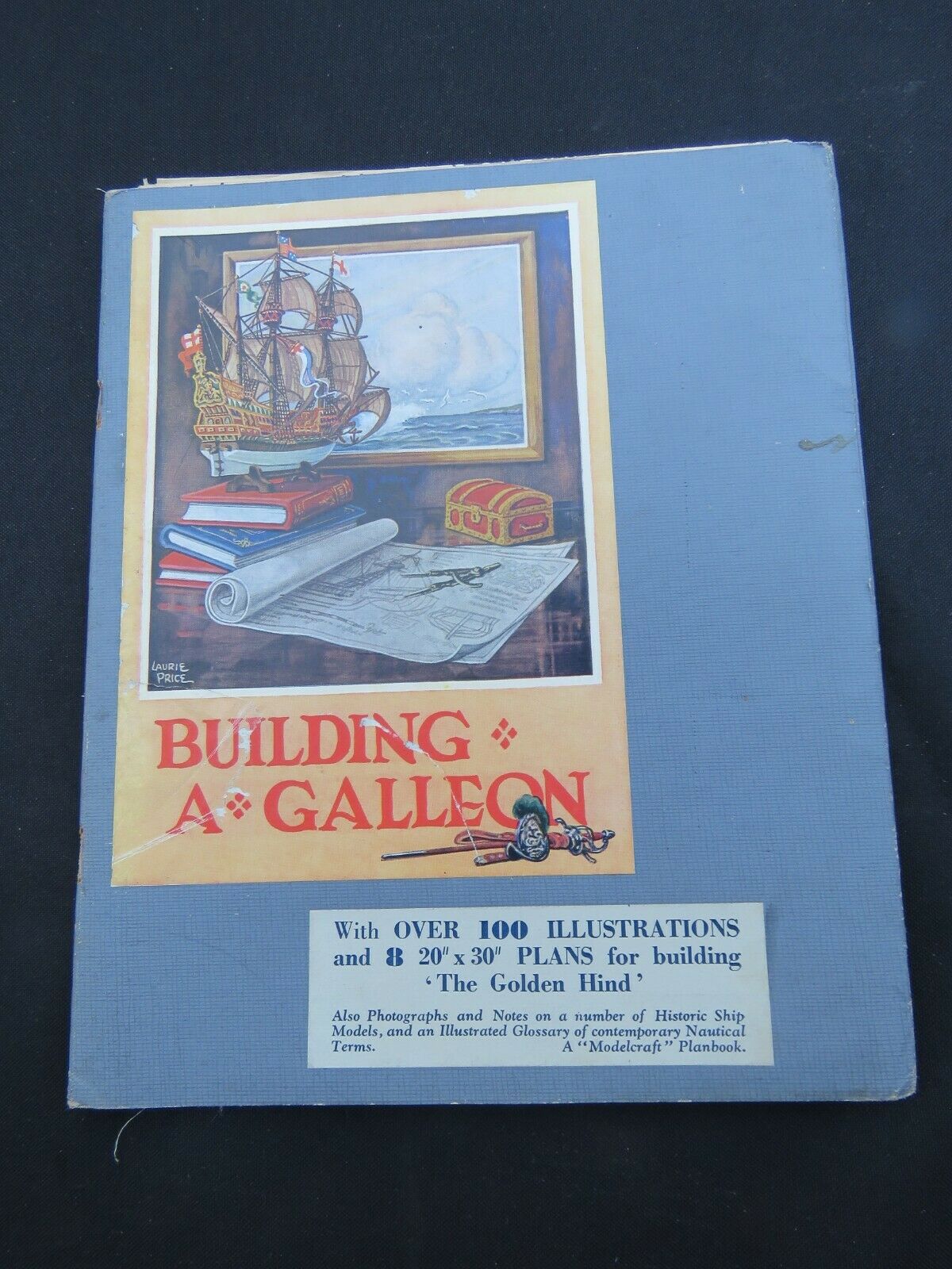 Vintage "building A Galleon" Ship Boat Plans Modelcraft By Coleman England