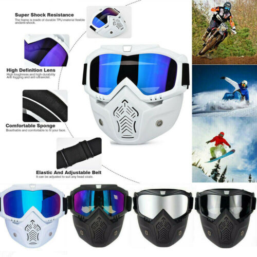 Motorcycle Goggles Face Mask Dirt Bike Motocross Eyewear Off-road Glasses Mx Atv