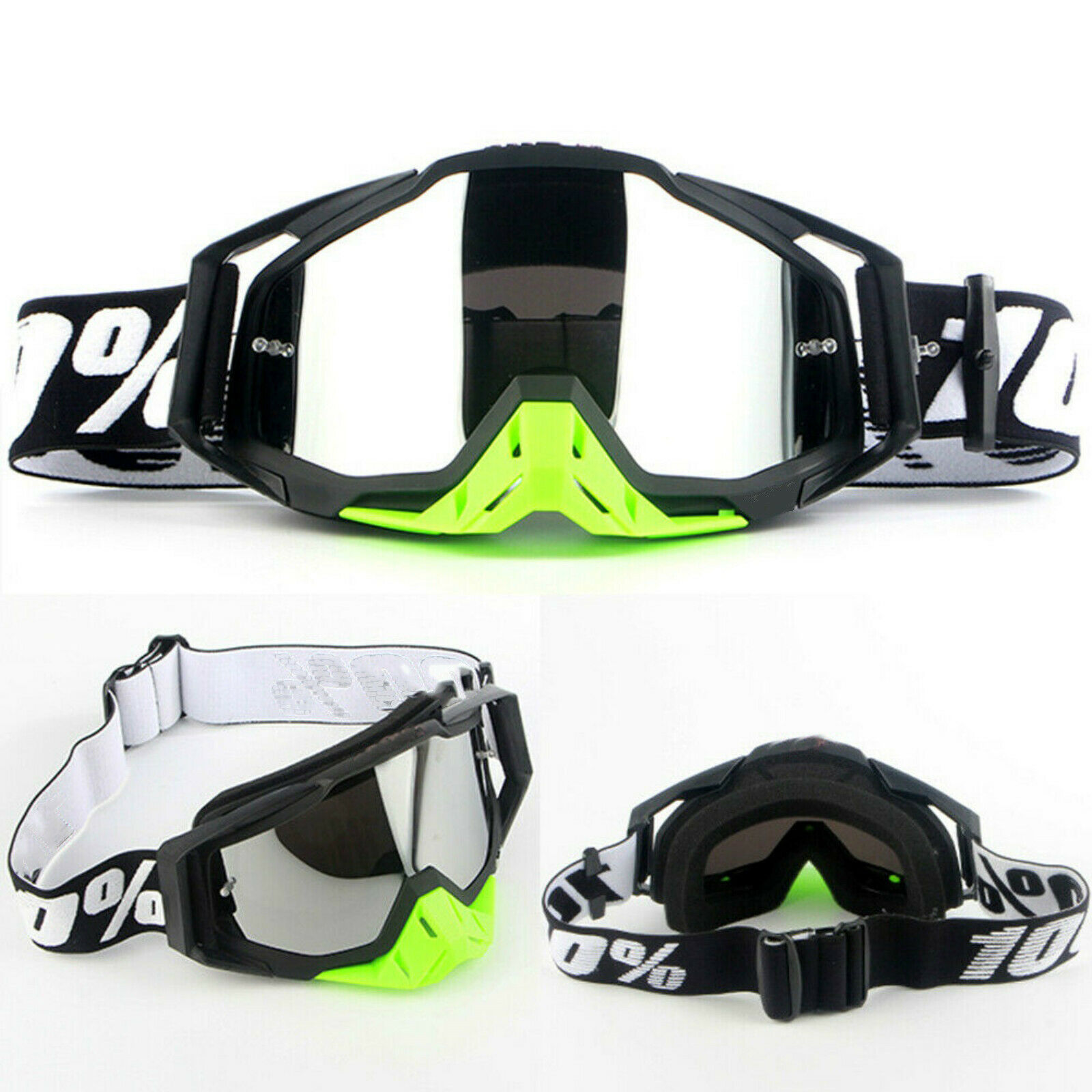 Motorbike Motocross Race Goggles Glasses Outdoor Offroad Atv Utv Anti-uv Bike